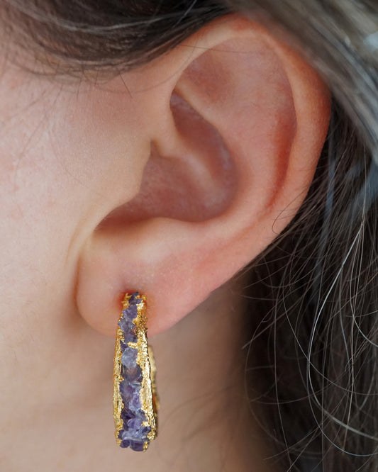 Aretes Malva Sol