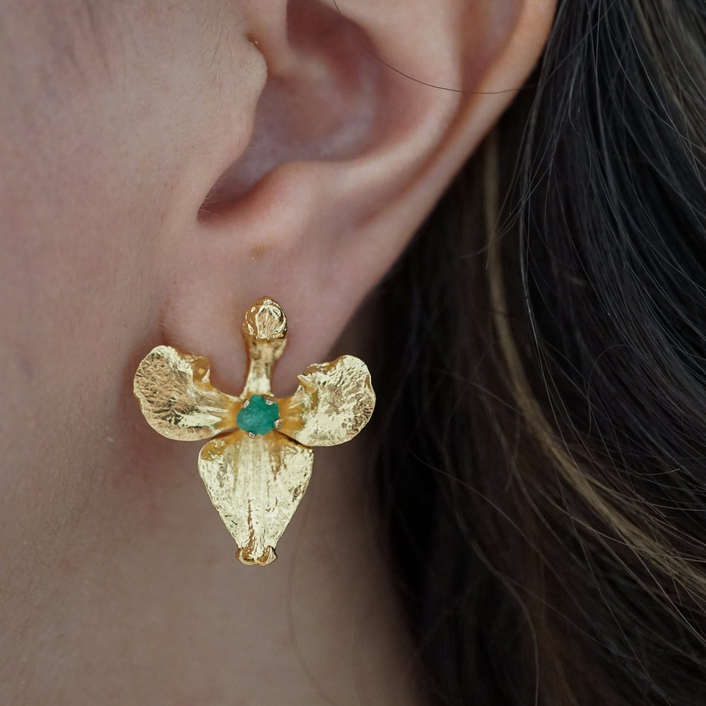 Aretes Susurro Dorado