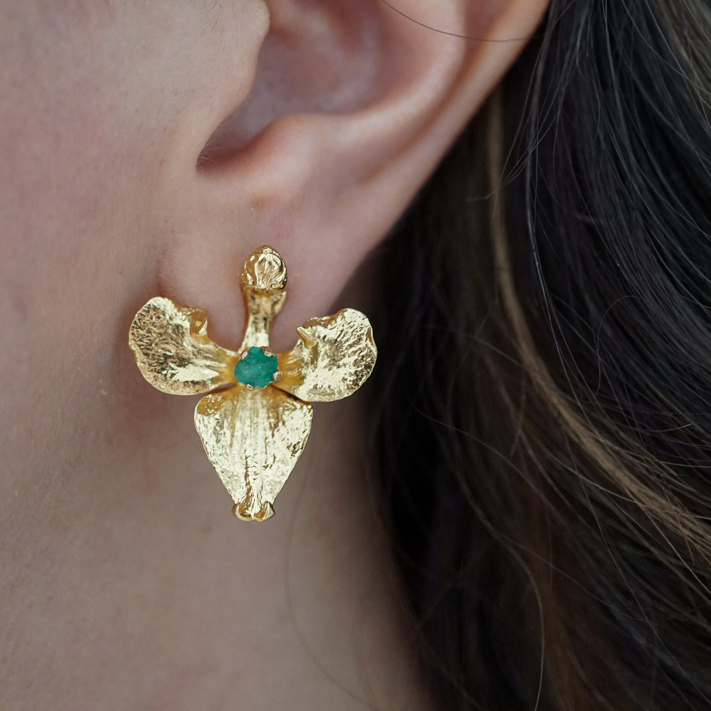 Aretes Susurro Dorado
